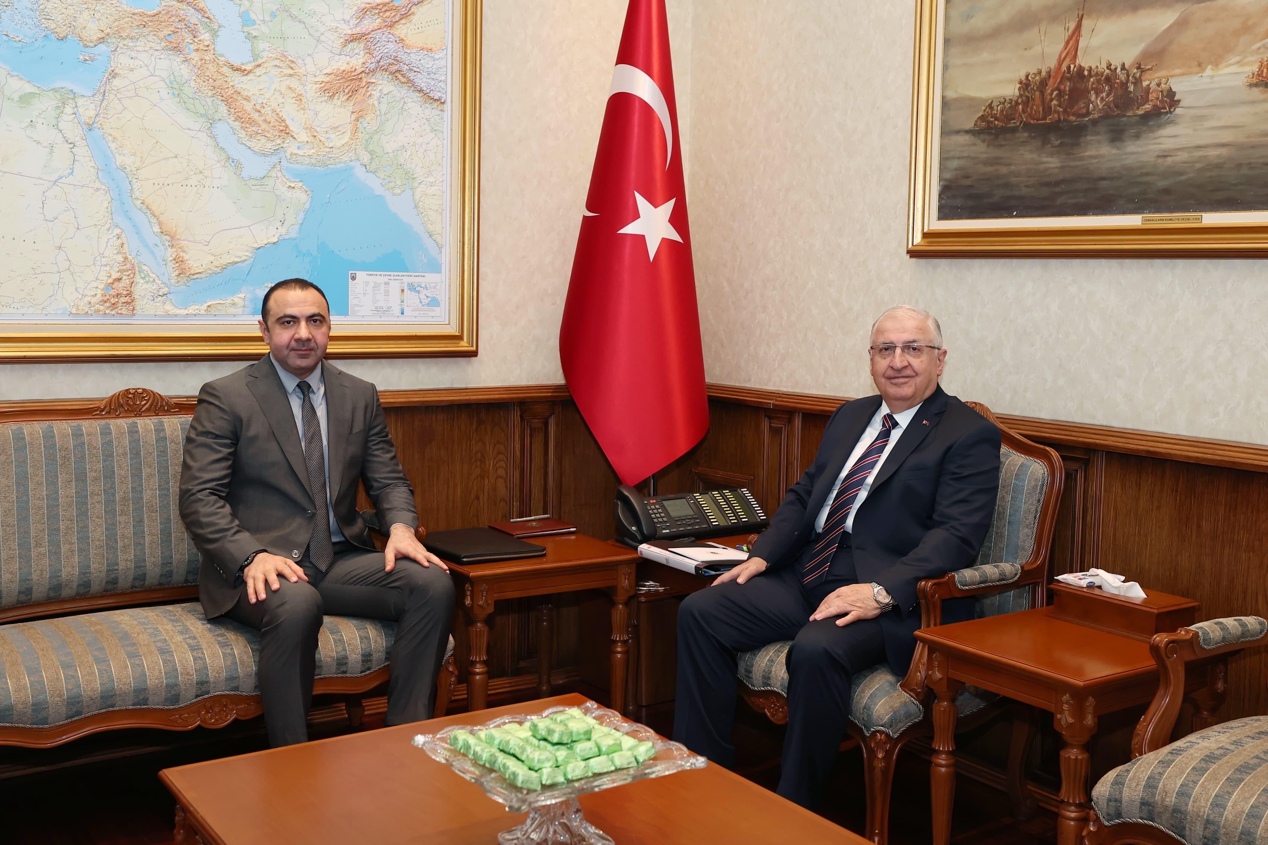 Milli Savunma Bakanı Güler, Azerbaycan İstihbarat Başkanı Sultanov'u kabul etti