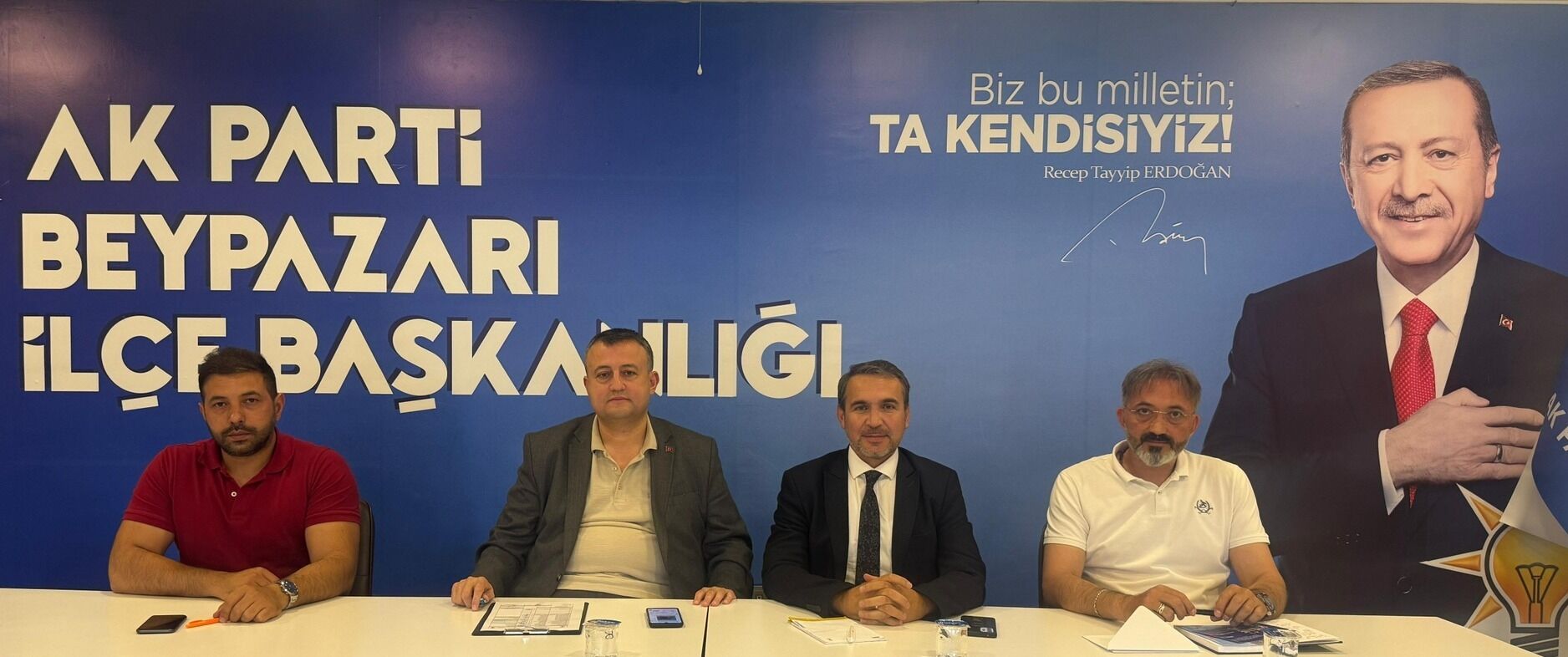 AK Parti Beypazarı İlçe Başkanlığında toplantı düzenlendi