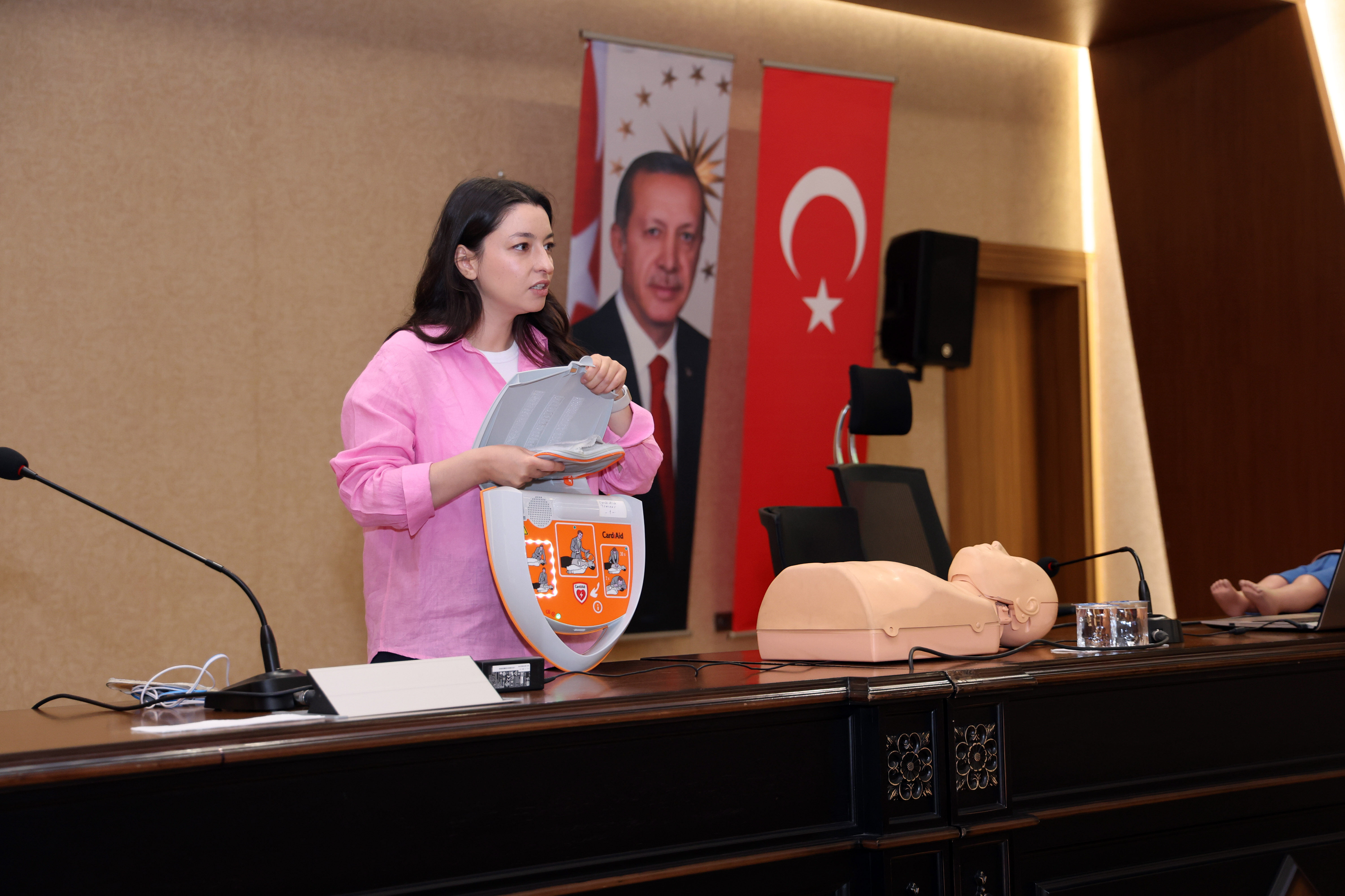Talas Belediyesi personeline ilk yardım eğitimi verildi