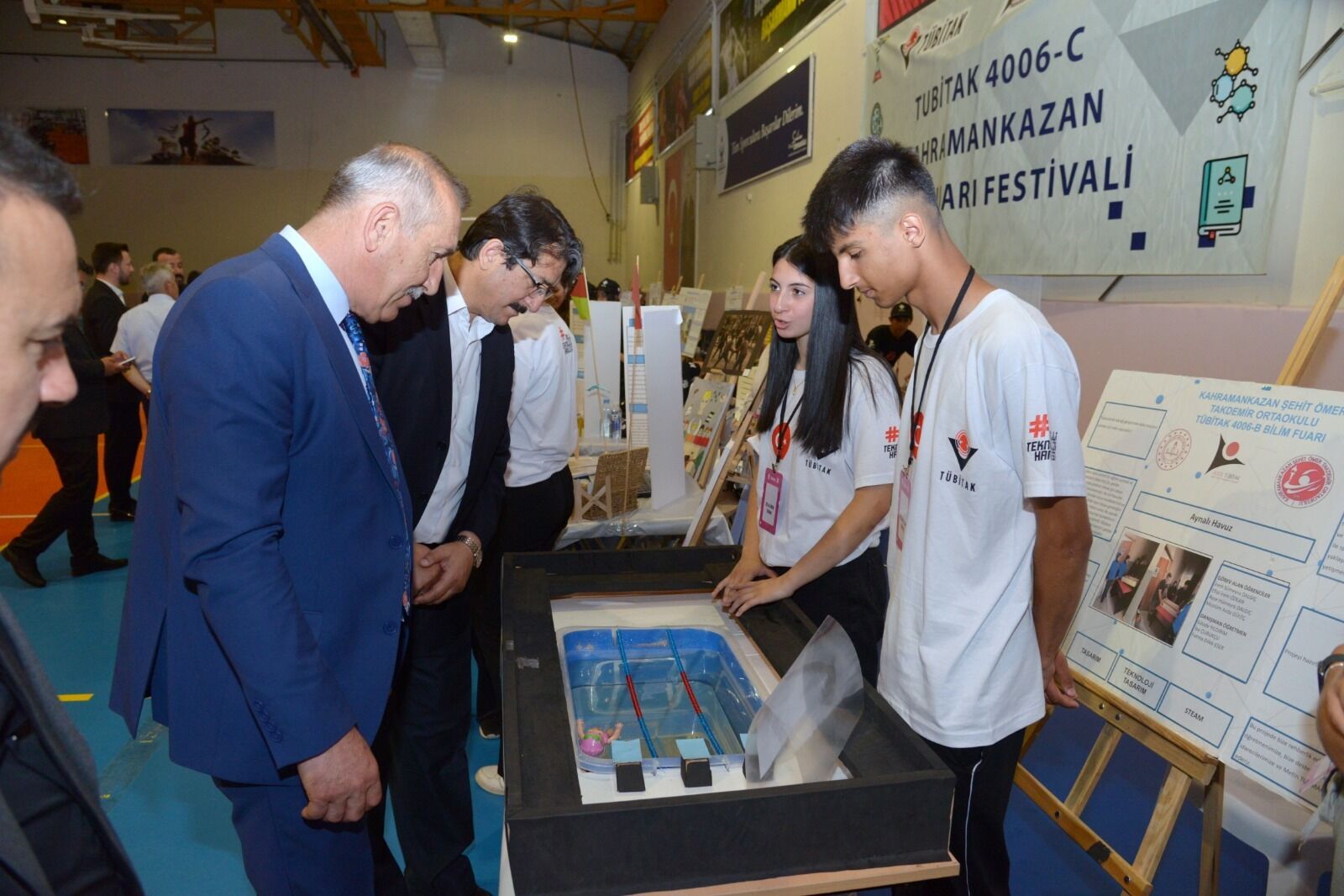 Kahramankazan'da 4006-C TÜBİTAK Bilim Fuarı düzenlendi