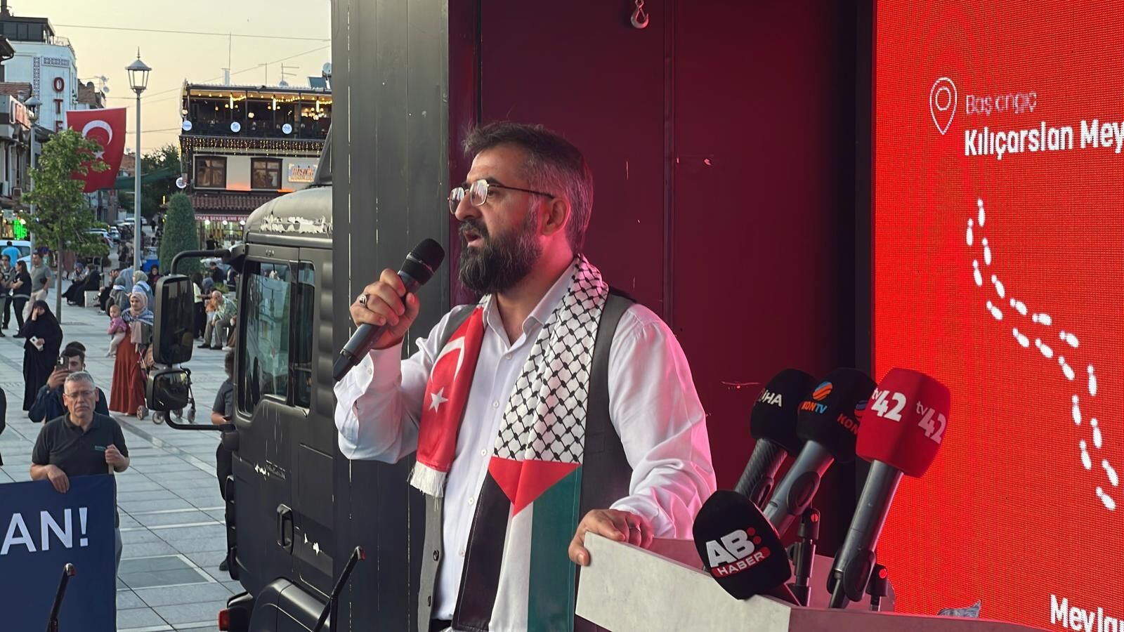 Konya'da Gazze'ye destek yürüyüşü yapıldı