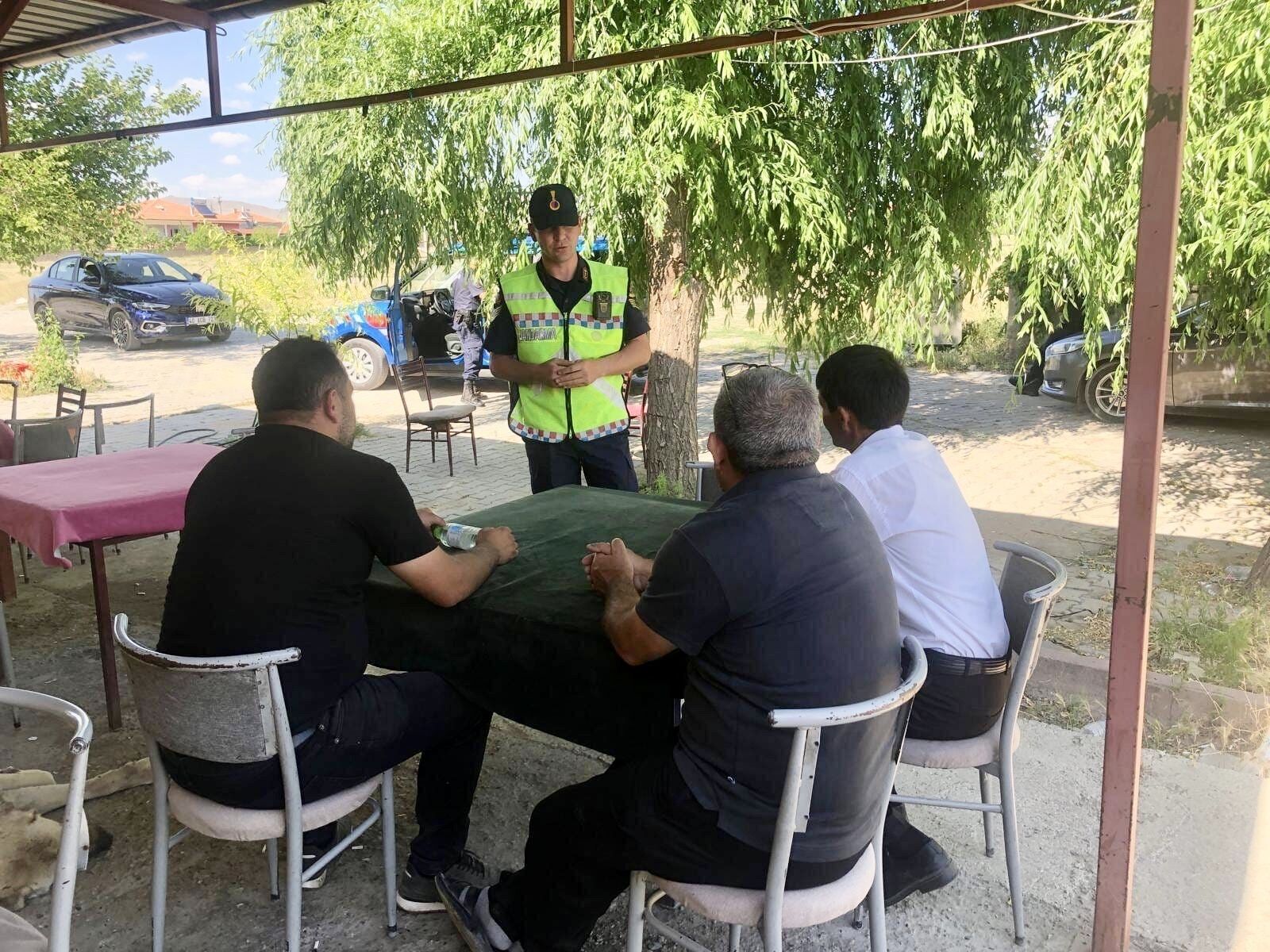 Kırşehir'de jandarma vatandaşları yangın ve boğulmalara karşı uyardı