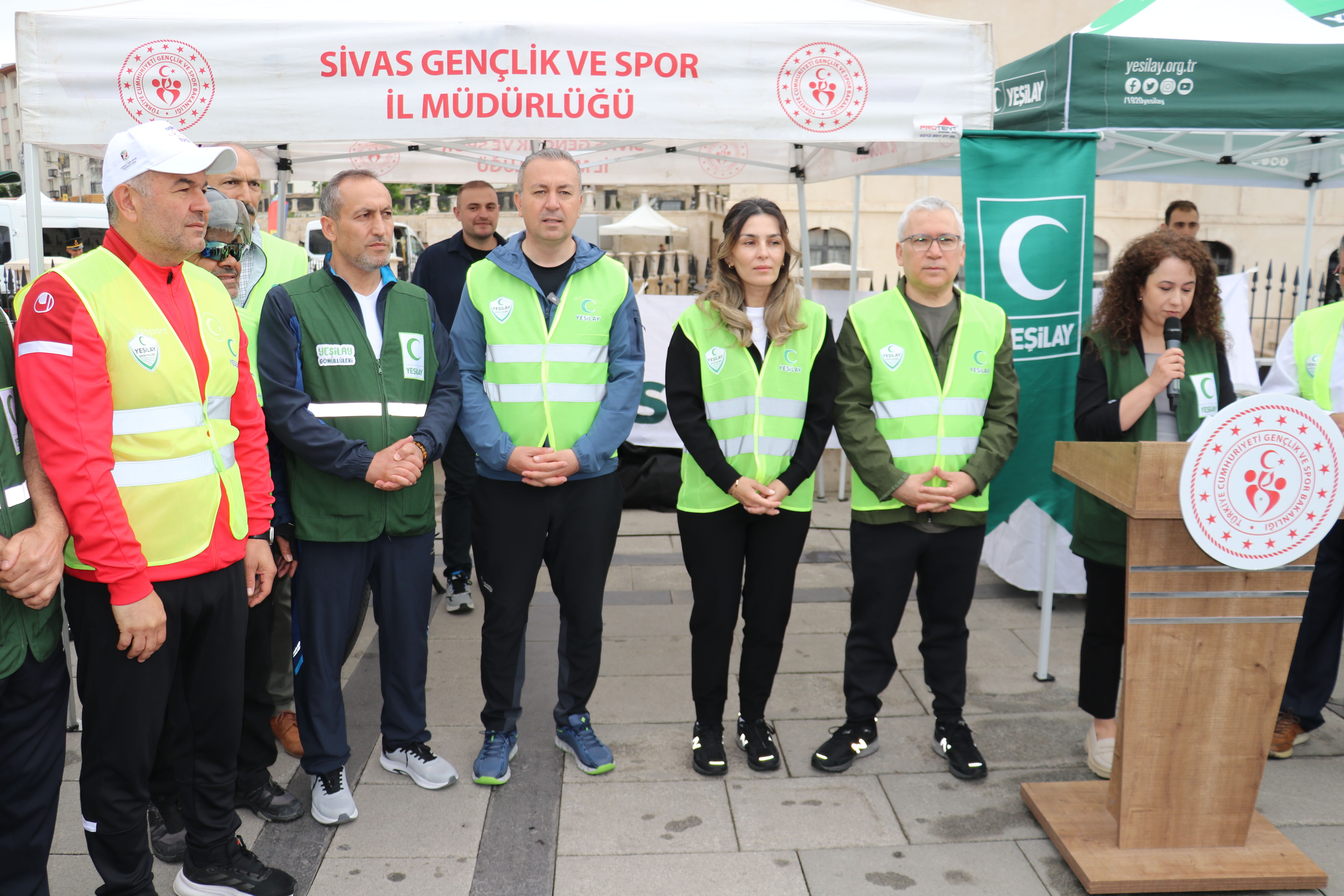 Sivas'ta '12. Yeşilay Bisiklet Turu' düzenlendi