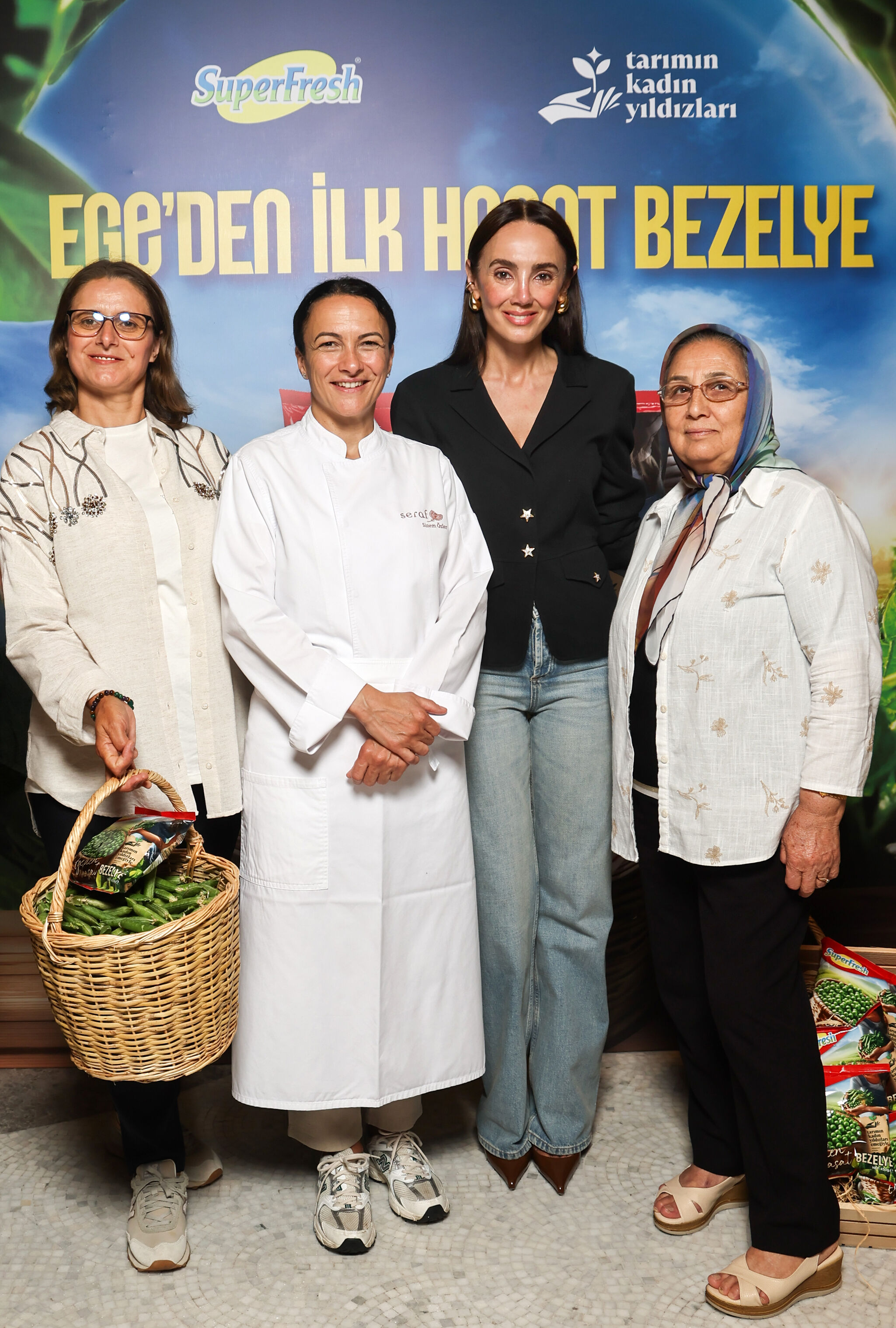 SuperFresh'in 'Ege'den Hasat' bezelyesi Migros mağazalarında satışa sunuldu