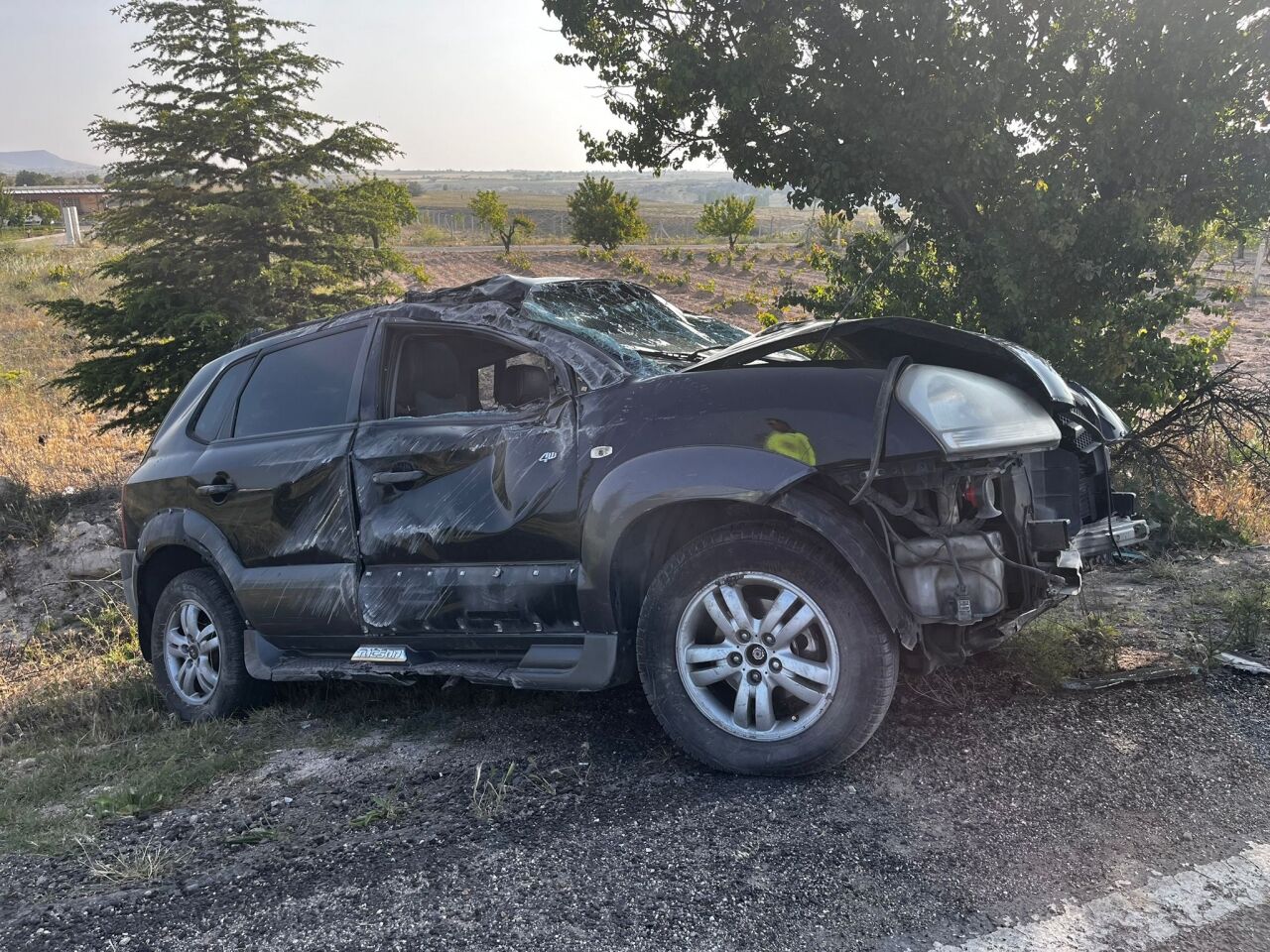 Nevşehir'deki trafik kazasında 1 kişi yaralandı
