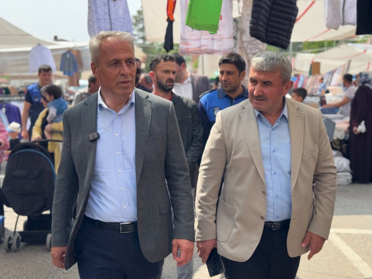 Çerkeş Belediye Başkanı Sopacı'dan bayram öncesi pazarlara ziyaret