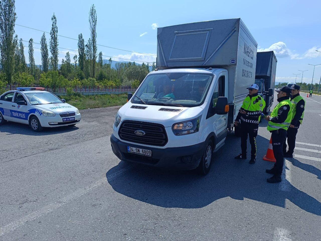 Ulaş'ta bayram öncesi trafik denetimleri artırıldı