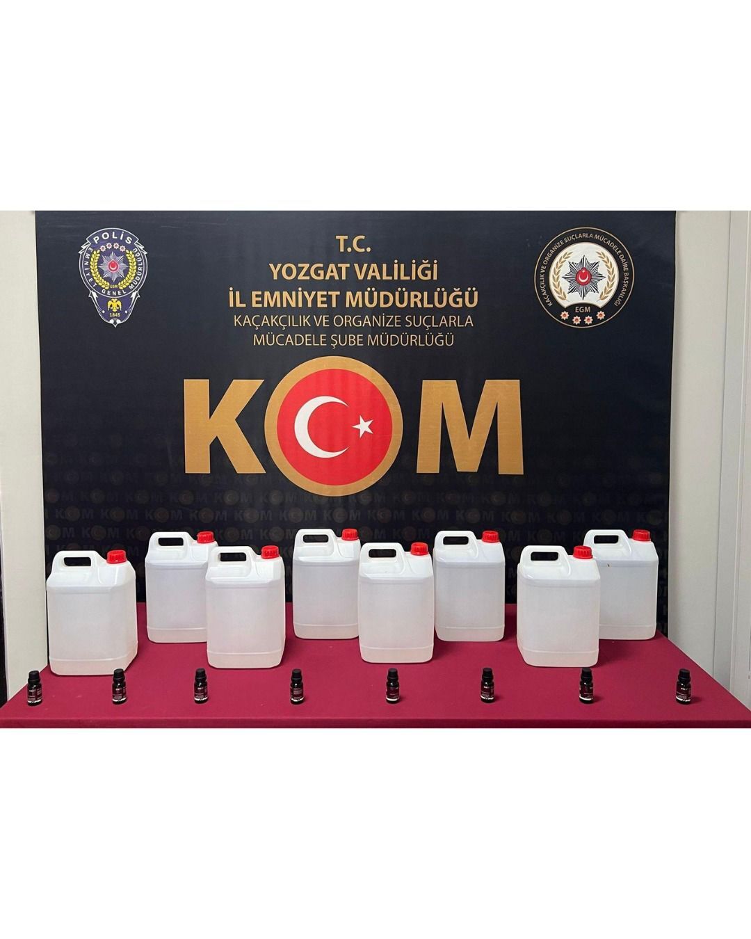 Yozgat'ta kaçak alkol ve tütün ele geçirildi