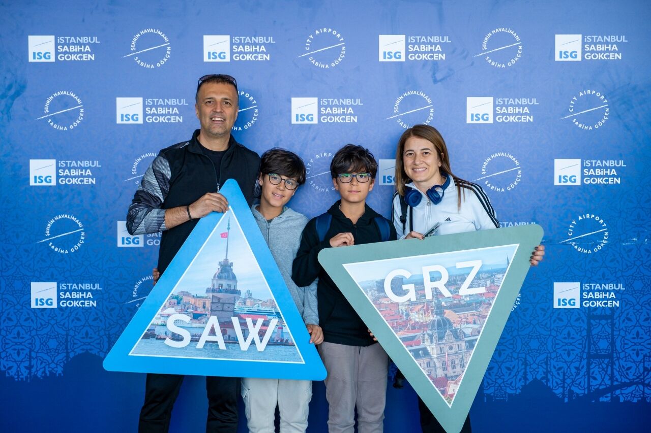 Sabiha Gökçen Havalimanı'ndan Graz'a direkt uçuşlar başladı