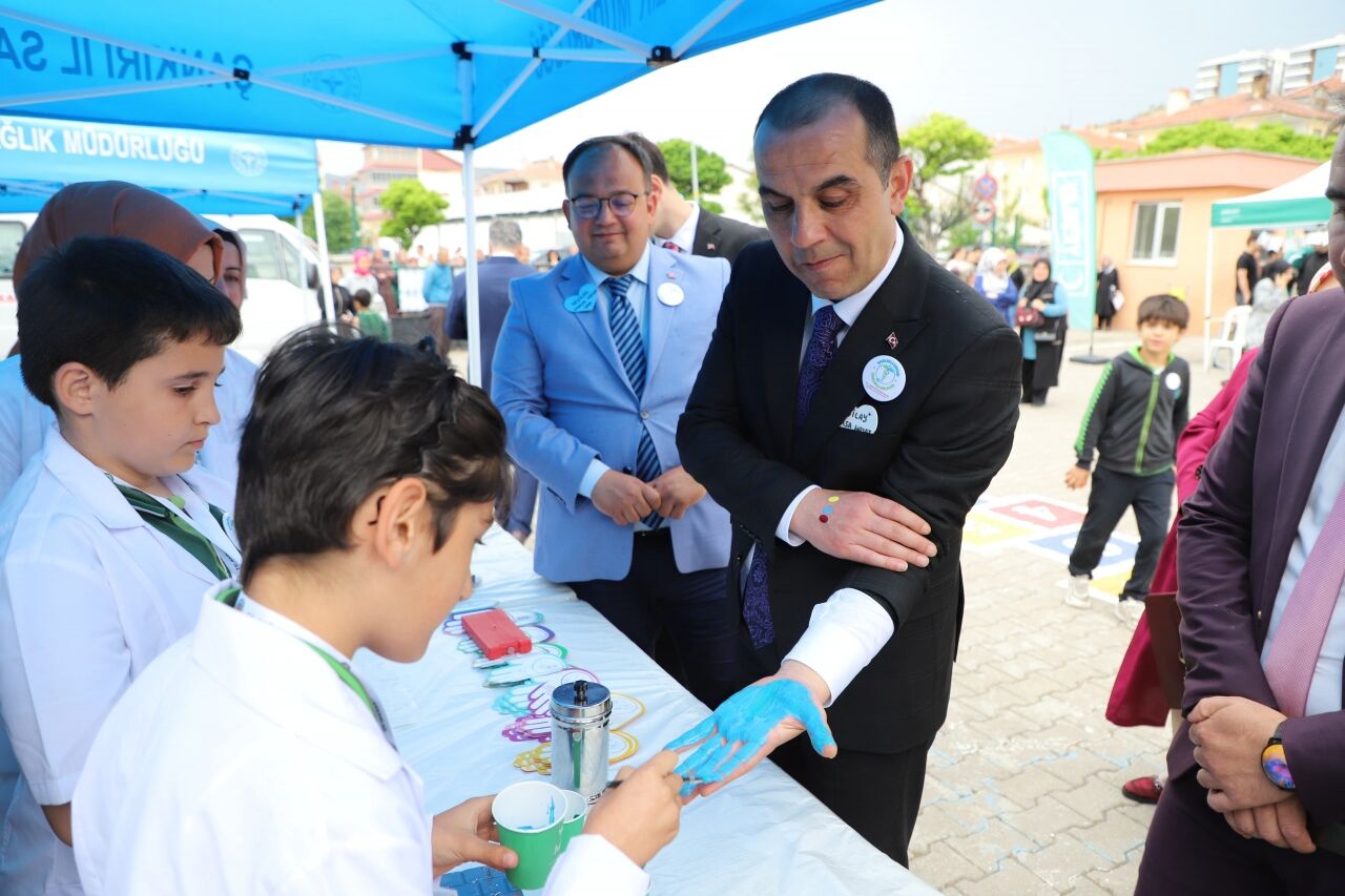 Çankırı'da ilkokul öğrencileri sağlıklı yaşam konusunda bilinçlendirildi
