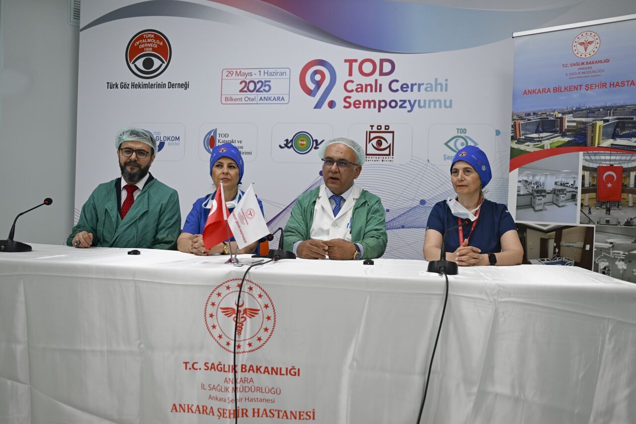 Göz hekimleri canlı yayında 70 göz ameliyatı yapacak