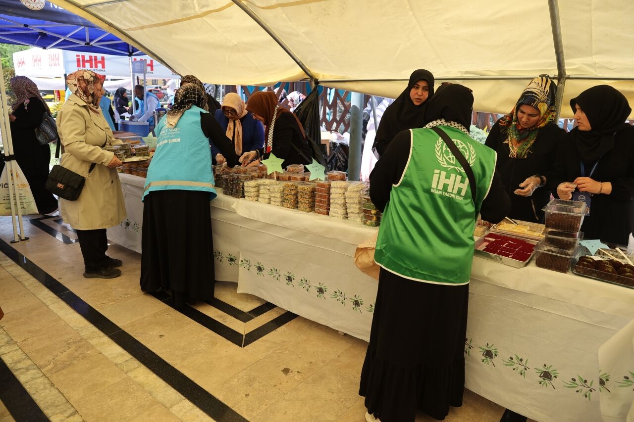 Nevşehir'de Filistin'e destek kermesi açıldı