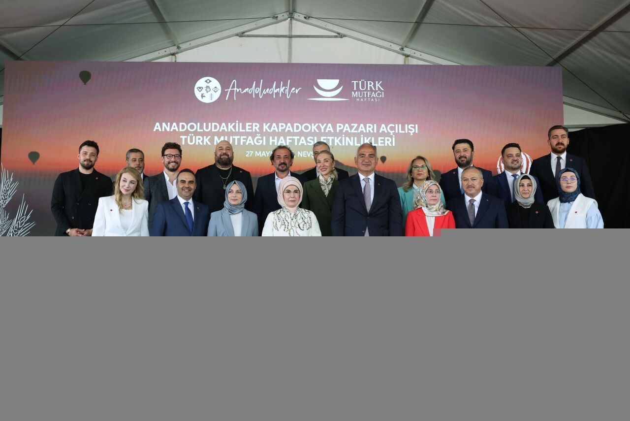 Emine Erdoğan, "Anadoludakiler Kapadokya Pazarı" açılış programında konuştu: