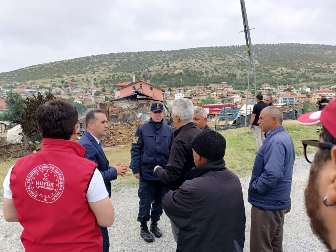 Konya'da çıkan ev yangını söndürüldü