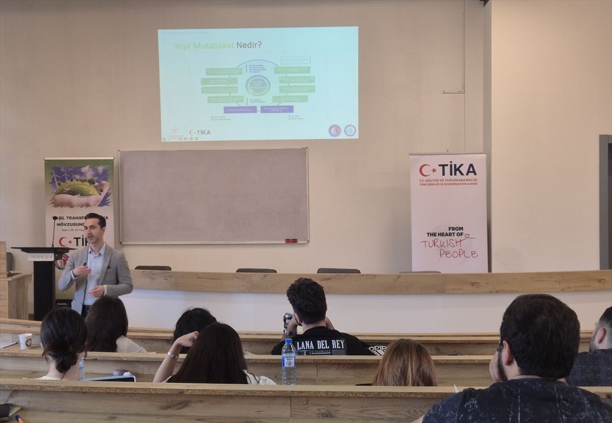 TİKA'dan Azerbaycanlı üniversite öğrencilerine "Yeşil Dönüşüm Eğitimi"