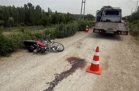 Konya'da otomobilin çarptığı motosikletin sürücüsü öldü