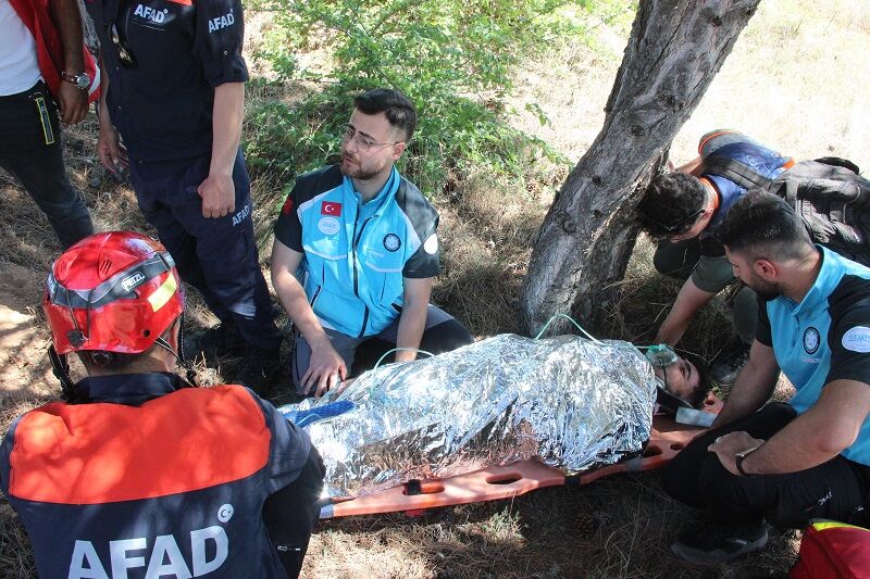 Kırşehir'de "Arazide Kayıp Arama Tatbikatı" yapıldı