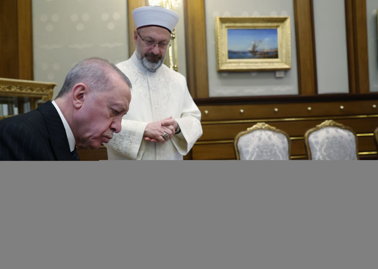 Cumhurbaşkanı Erdoğan, Türkiye Diyanet Vakfına kurban bağışında bulundu