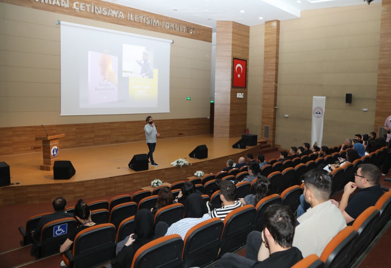 Eğitimci yazar Tahir Fatih Andı, ERÜ'de konferans verdi