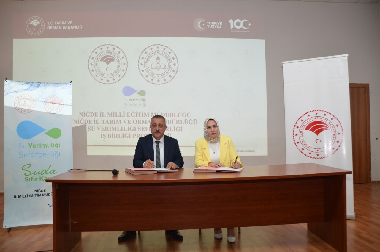 Niğde'de "Su Verimliliği Seferberliği İşbirliği Protokolü" imzalandı