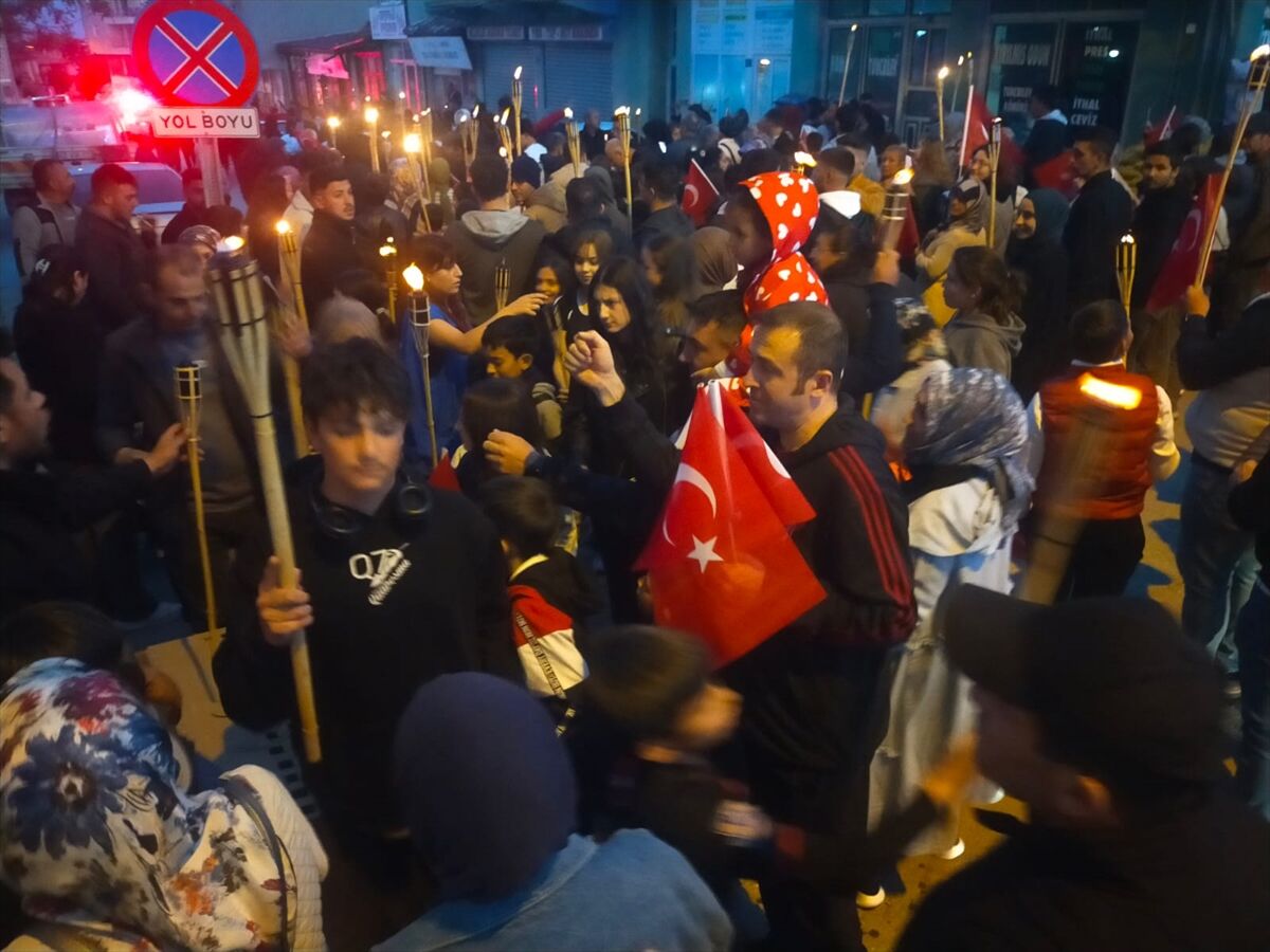 Hüyük'te gençlik yürüyüşü düzenlendi