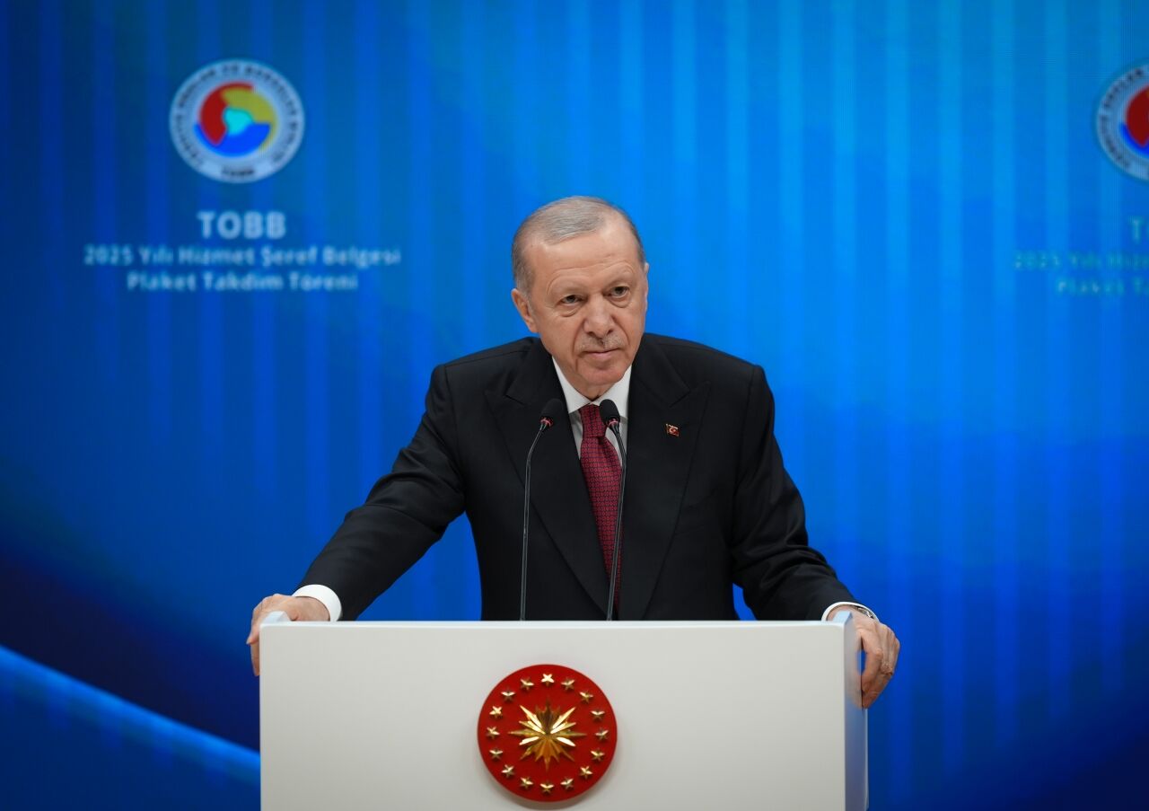 Cumhurbaşkanı Erdoğan, TOBB Hizmet Şeref Belgesi ve Plaket Töreni'nde konuştu: (1)