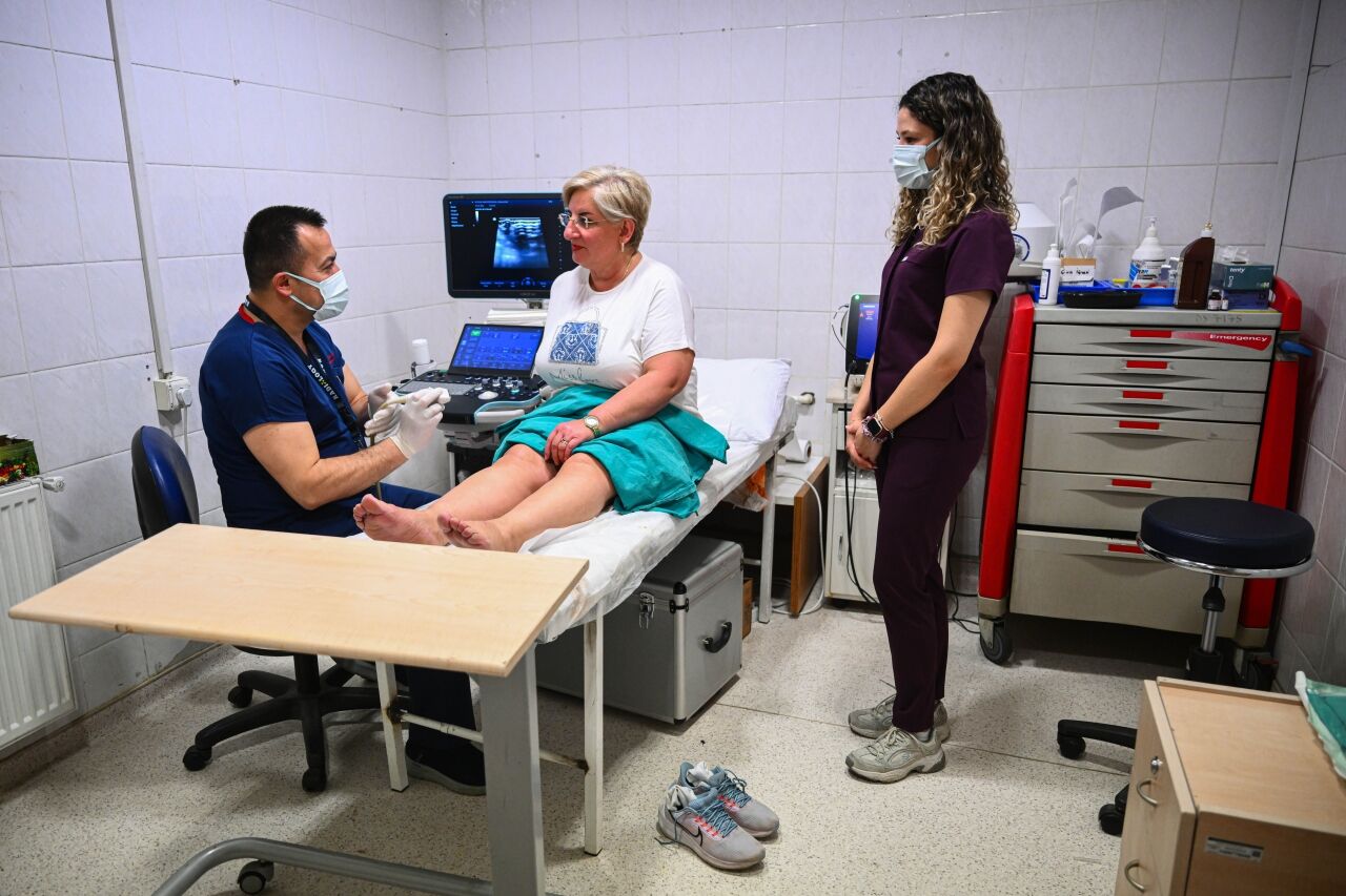 Diz kireçlenmesine anjiyo çözümü