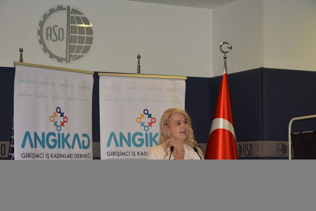ANGİKAD Başkanı Gözde Diker, oy birliğiyle yeniden başkan seçildi