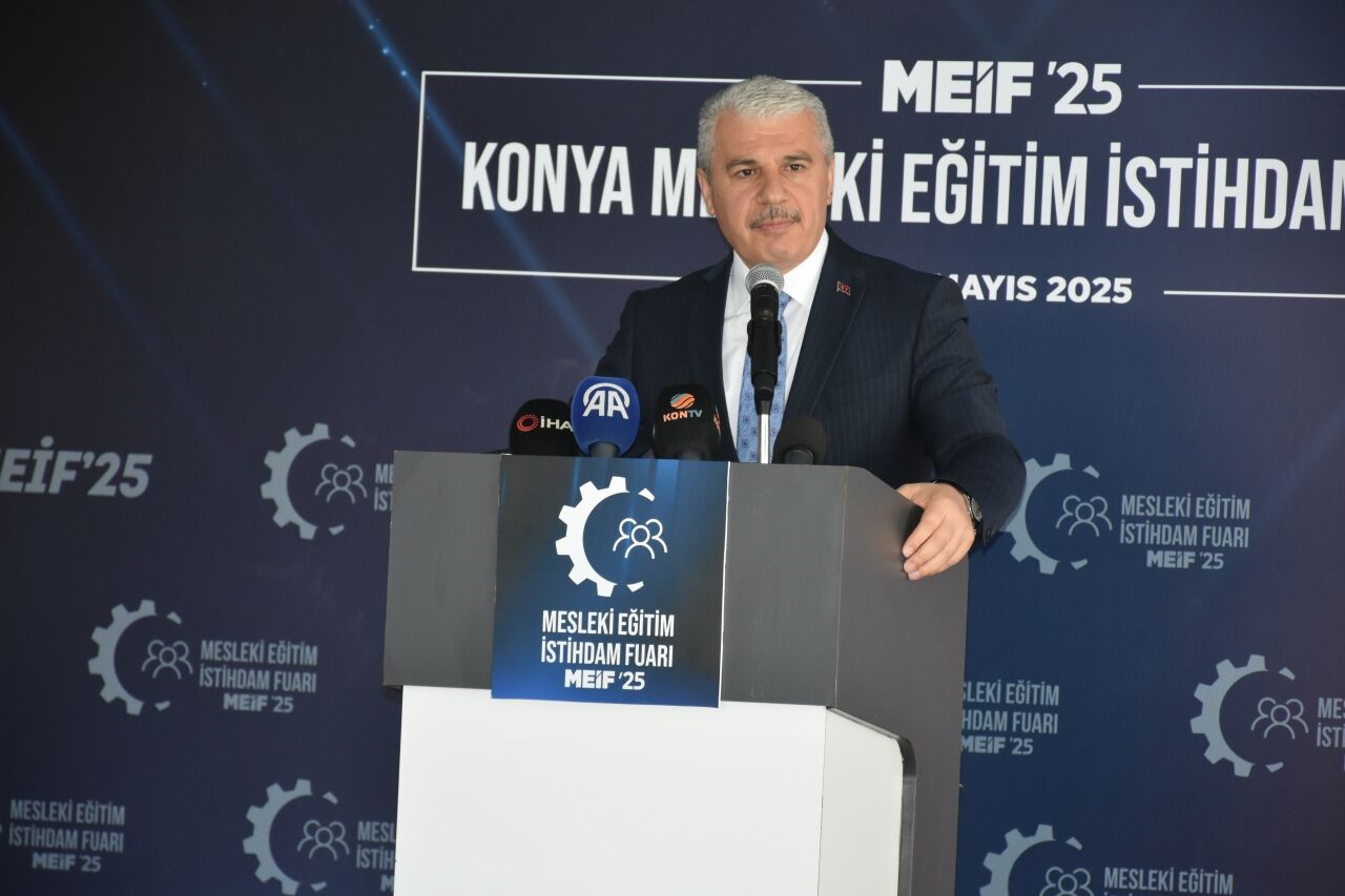 Konya Mesleki Eğitim İstihdam Fuarı kapılarını açtı