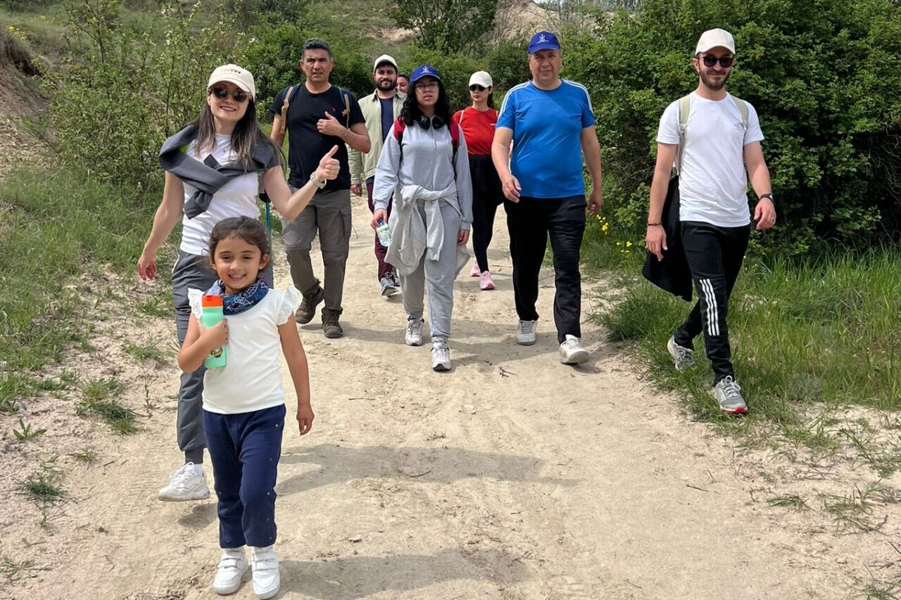 Kapadokya'da "Sağlık İçin Hareket Et Günü" kapsamında yürüyüş yapıldı