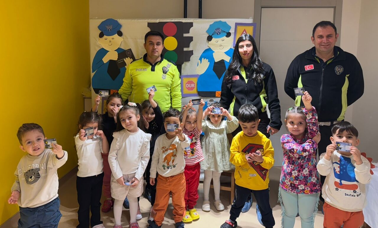Beypazarı'nda çocuklara trafik eğitim verildi