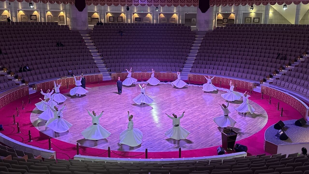 "Teşrif-i Mevlana" etkinlikleri kapsamında Sema Ayini Şerifi icra edildi