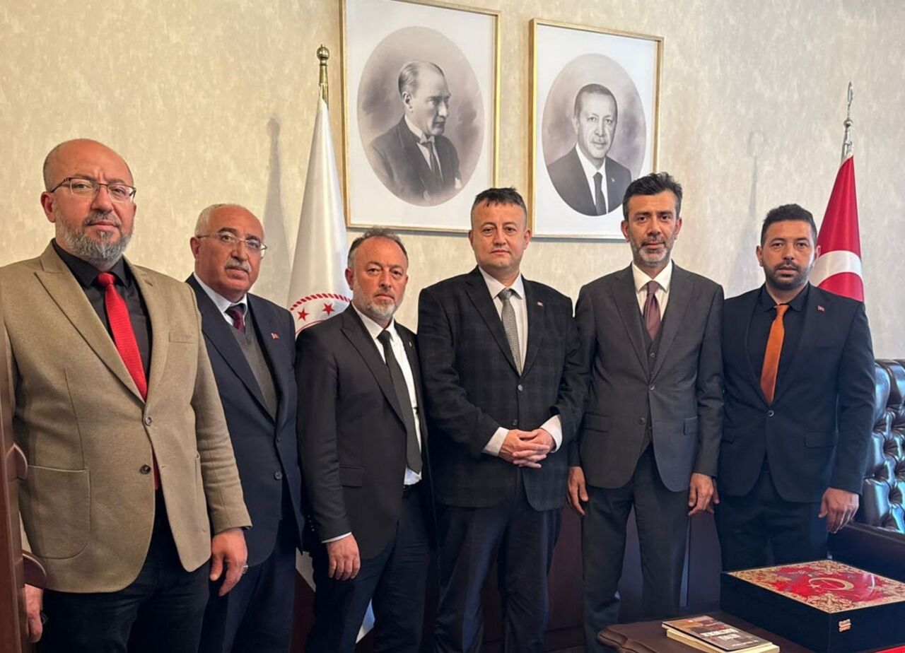 AK Parti Beypazarı heyetinden İl Kültür ve Turizm Müdürü Karakaya'ya ziyaret