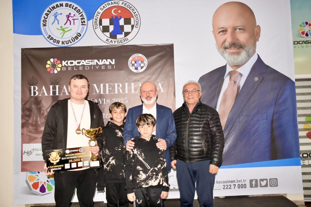 Kayseri'de "Bahara Merhaba Elo Turnuvası" düzenlendi