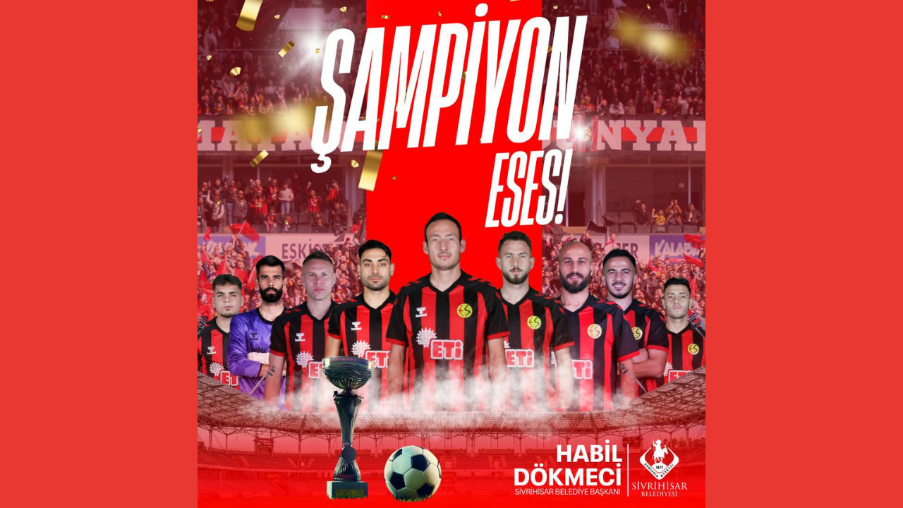 Başkan Dökmeci'den Şampiyon Eskişehirspor'a tebrik