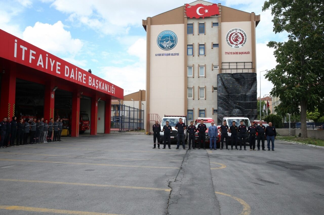 Kayseri itfaiyesi 1 ayda 567 olaya müdahale etti