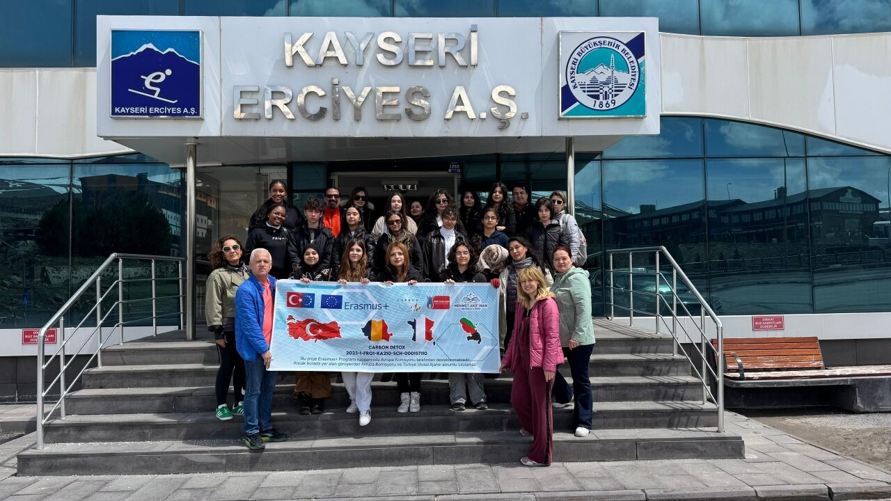 Erasmus öğrencileri Erciyes'i gezdi