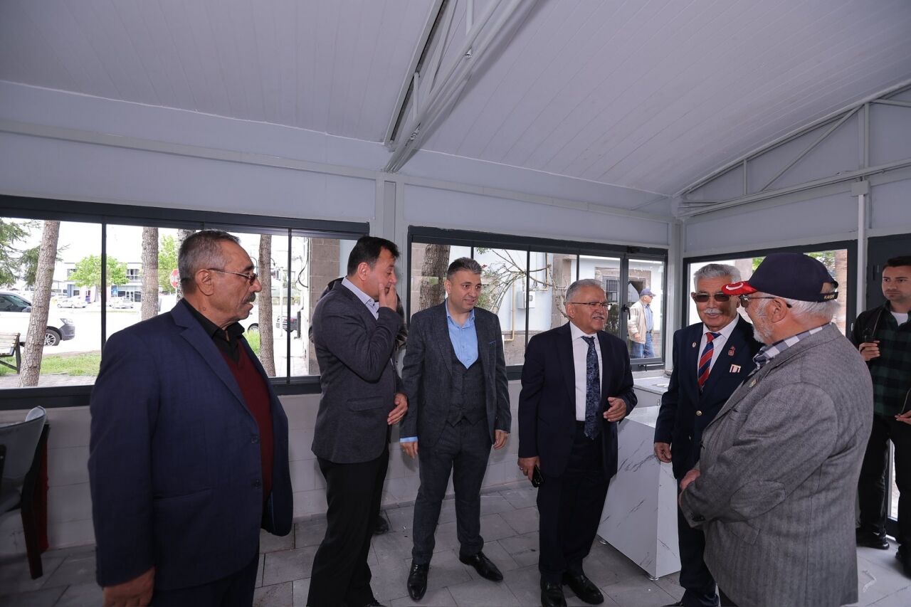 Başkan Büyükkılıç, şehit yakınları ve gaziler için hazırlanan lokal salonu inceledi