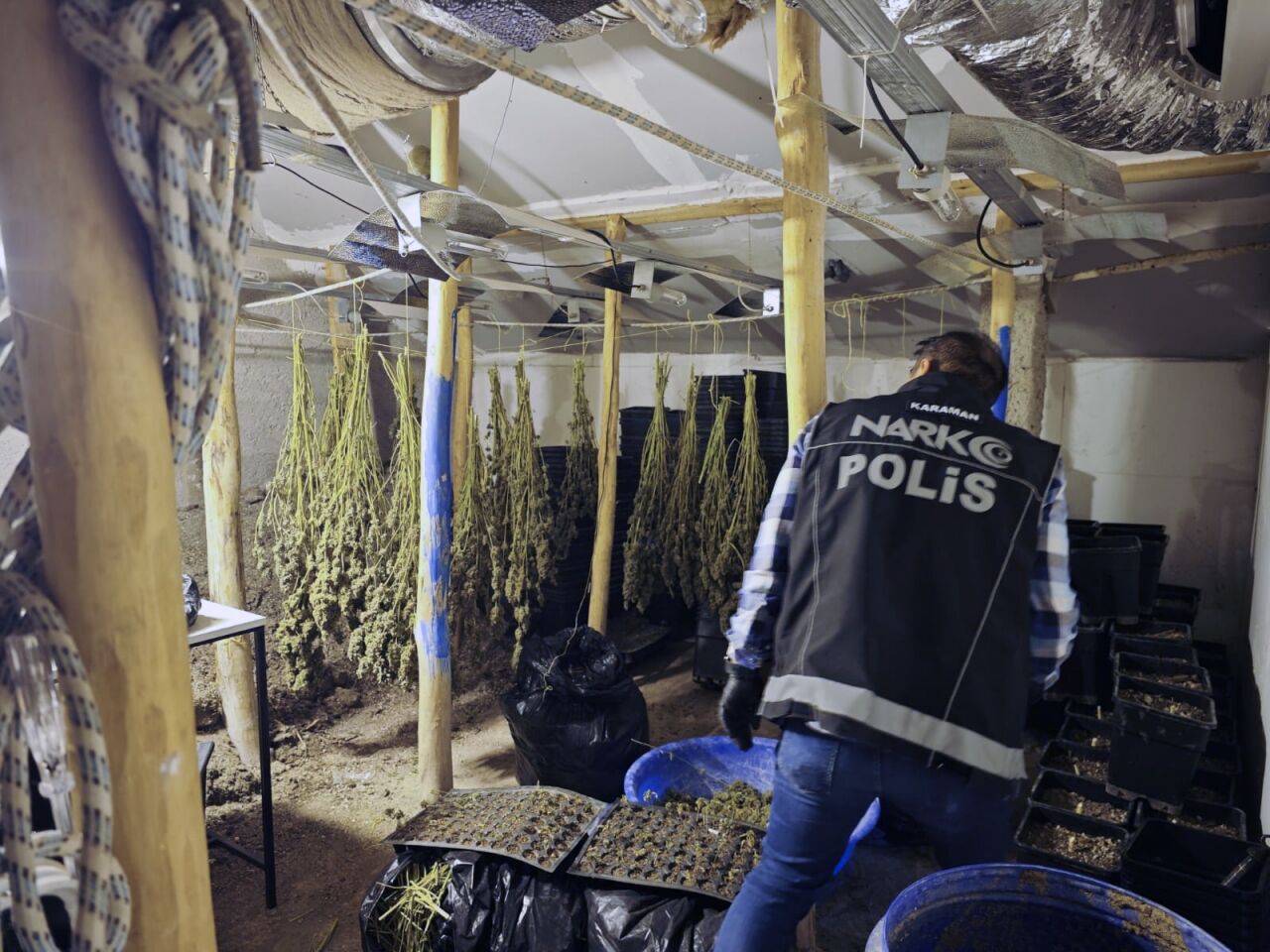 Karaman'da uyuşturucu operasyonunda 1 şüpheli tutuklandı