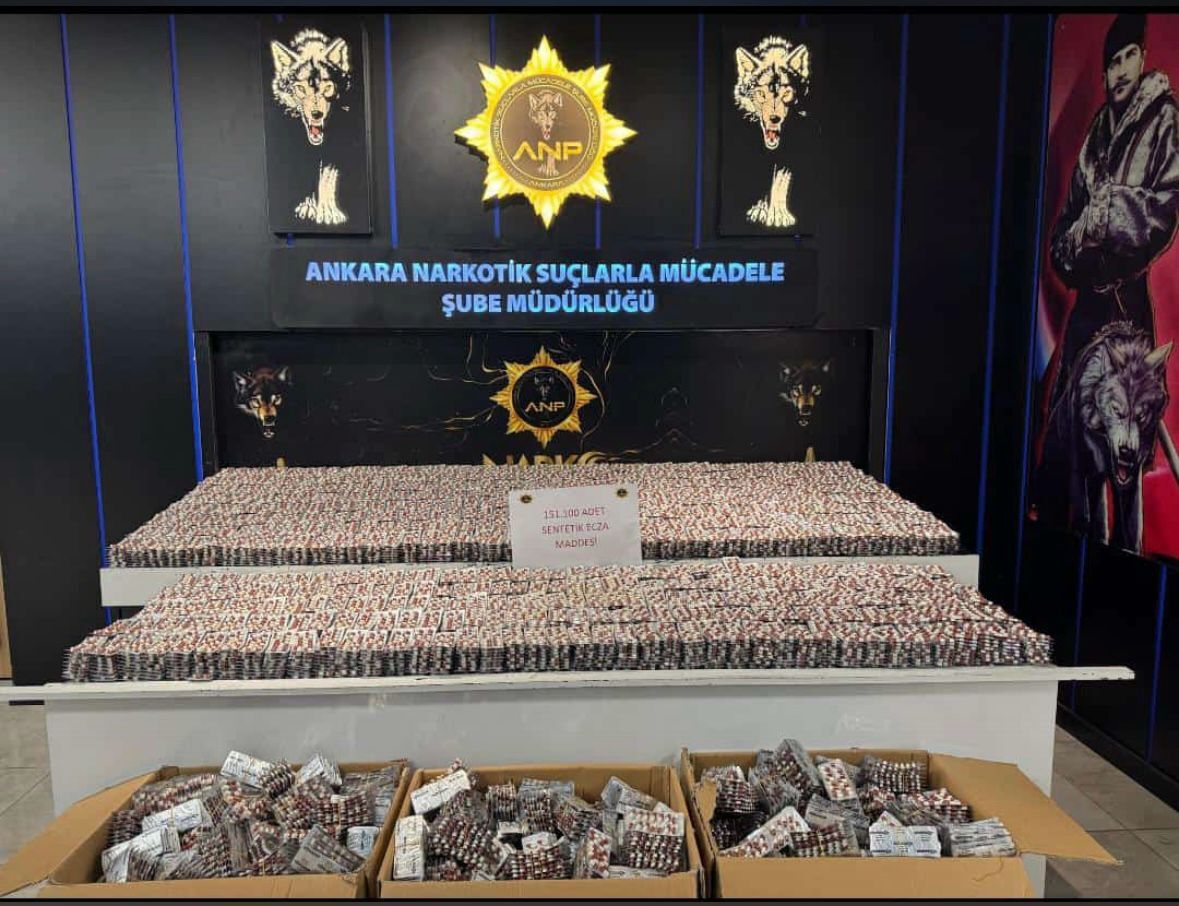 Ankara'da uyuşturucu operasyonunda 3 zanlı tutuklandı