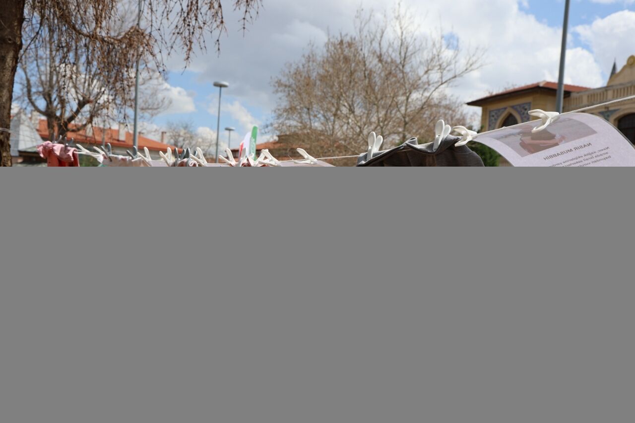 İHH Konya Şubesi Gazze'ye destek amacıyla farkındalık alanı oluşturdu