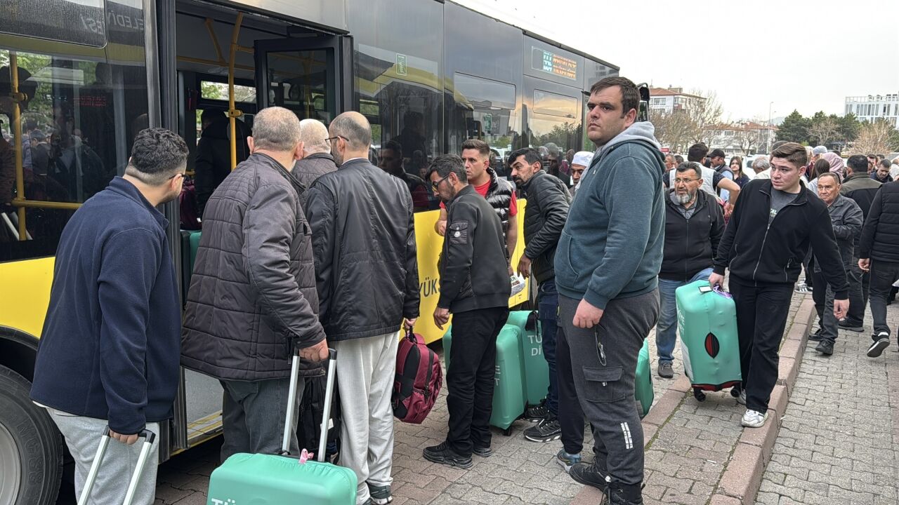 Kayseri'de hacı adayları kutsal topraklara gönderildi