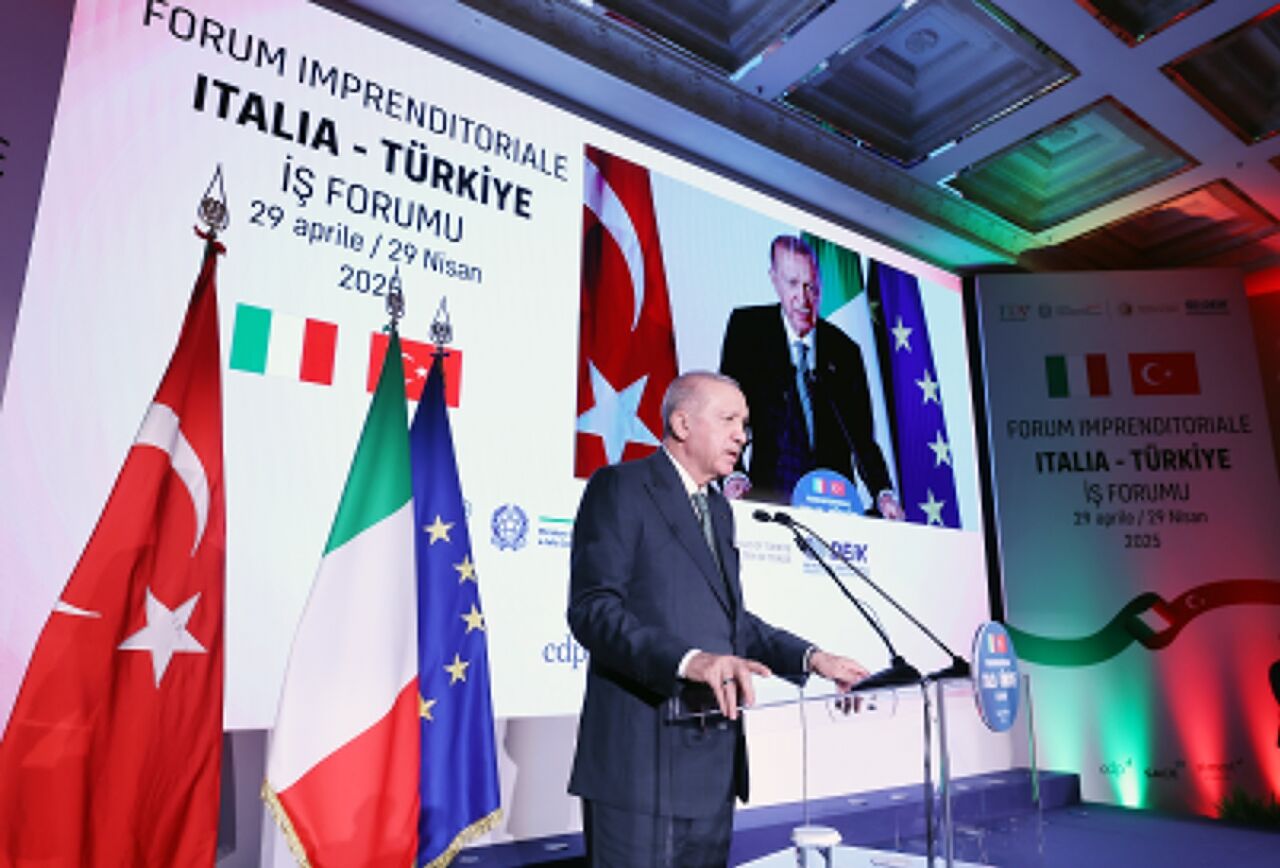 Cumhurbaşkanı Erdoğan, Türkiye-İtalya İş Forumu'nda konuştu: