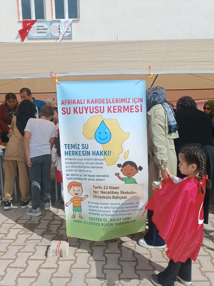 Kırşehir'deki öğrenciler Afrika'da su kuyusu açtıracak