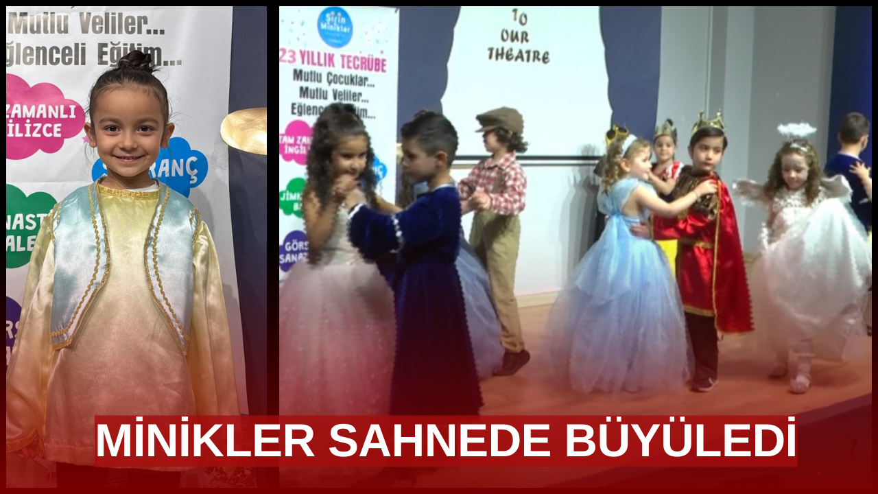 Anasınıfı çocuklarının gösterisi ayakta alkışlandı