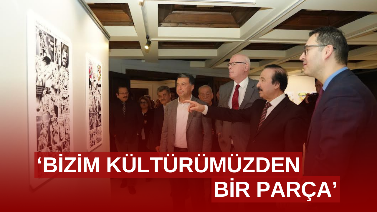 “Elinde fırça dilinde müzik” sergisi açıldı