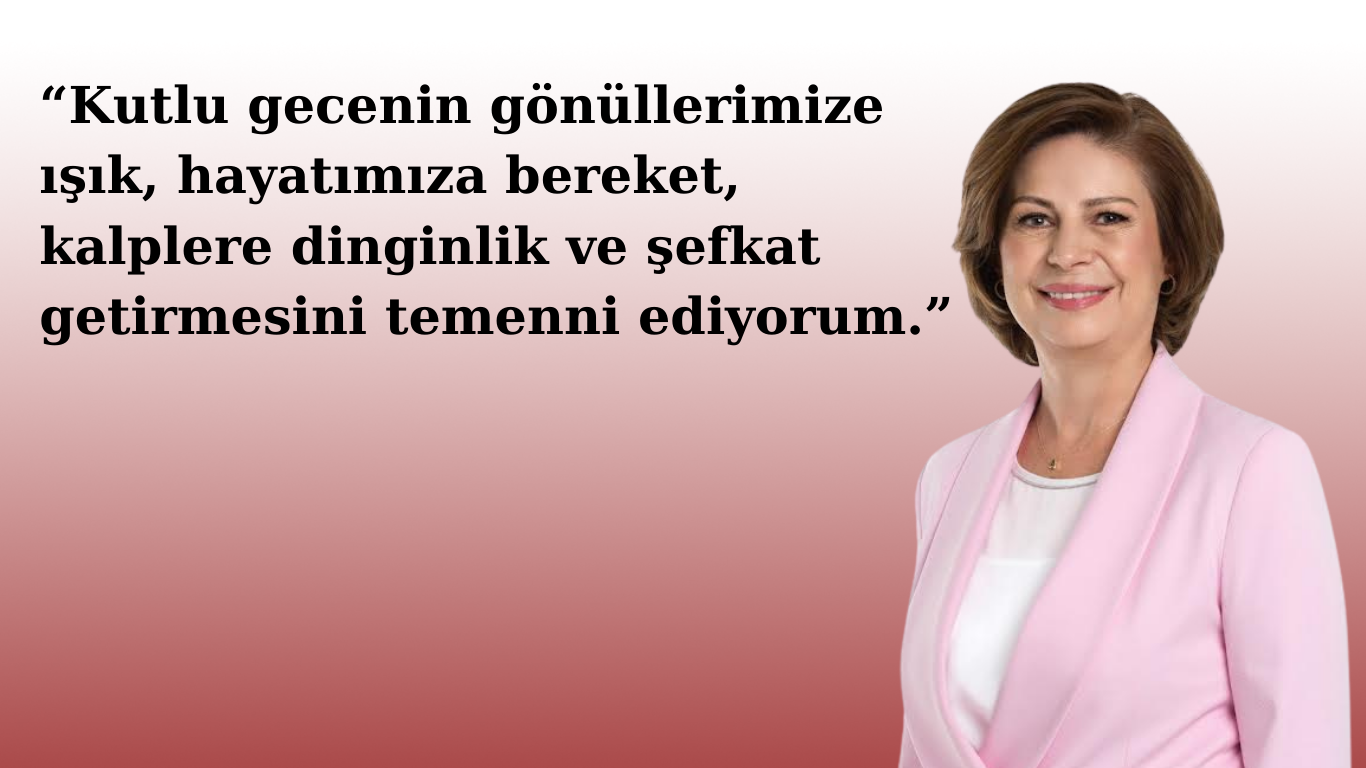 Başkan Ünlüce’den Miraç Kandili mesajı