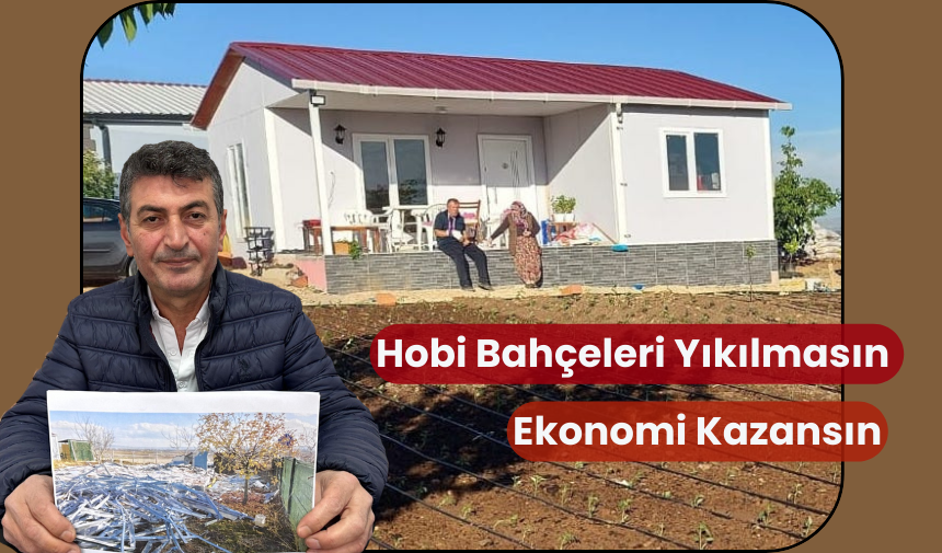 Hobi bahçelerini yıkmak sadece Eskişehir'de en az 60 bin mağdur yarattı
