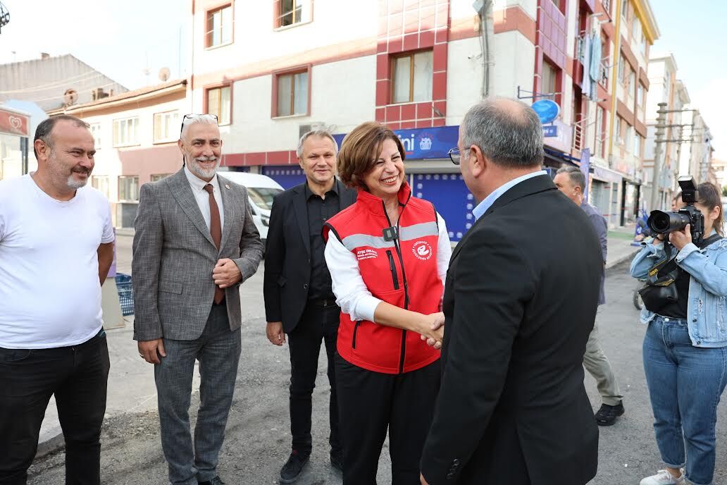 Ünlüce yol çalışmalarını inceledi