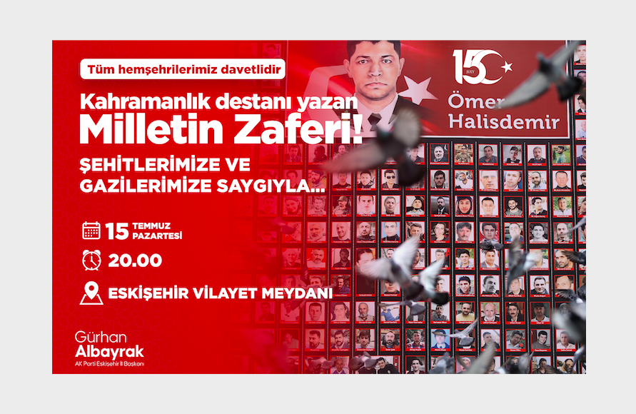 Demokrasi ve Milli Birlik gününe davet